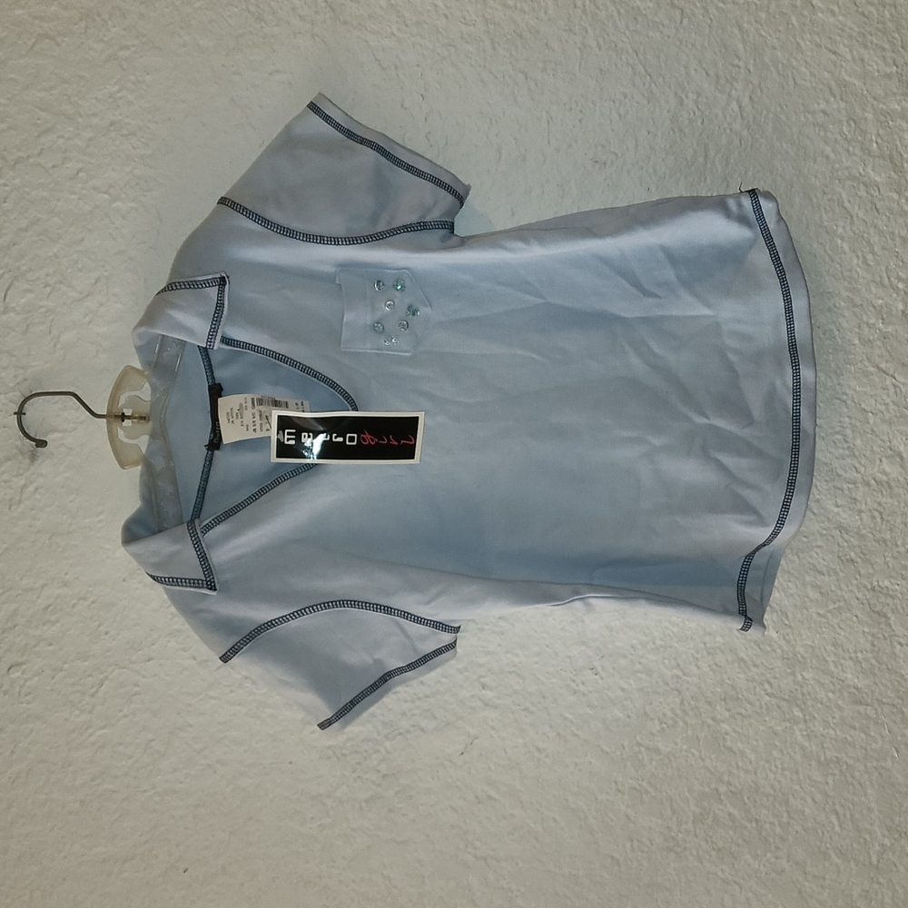 Metro Girl Junior Girl's Short sleeved collared shirt